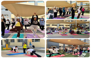 MACIC organized Yoga Workshop at Eternity School